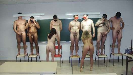 2 slutty teachers empty their balls