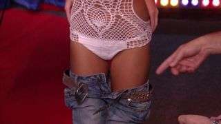 23 year old Andrea, Miss Howard Stern 2006, rides the sybian