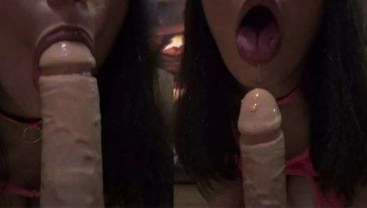 Charming girl cumming close up.