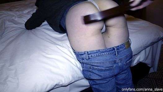 crying teen suprised spanking and slapping (german)