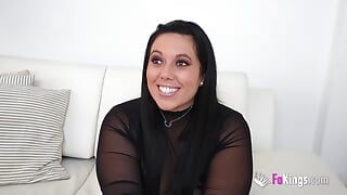 Curvy VIcky Bren is back YEARS LATER for an astounding sexy Blind Date!