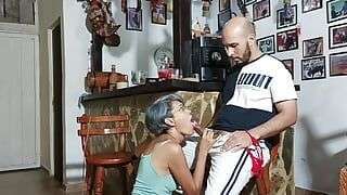 Fucking my stepson at work I love swallowing his semen.