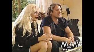 Gorgeous babes fucking in group sex scene