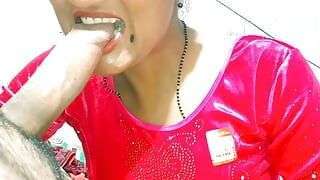 Hungry for cock “HD” !! Horny “ANJALI BHABHI” eat & Sucks His Brother in law’s Dick