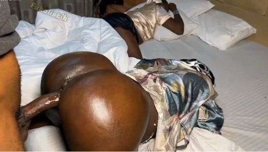 Nigerian Cheating BBW roommate got pussy stretched by roomie’s boyfriend’s bbc