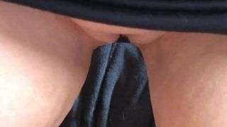 Piss drip and huge milky tits