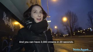Public Agent Hot Czech car fuck after public blowjob