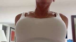 Riding his Big cock until I squirt everywhere