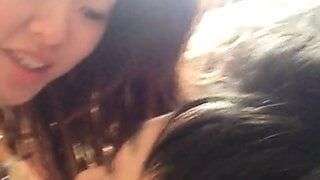 Singaporean girl gives blowjob