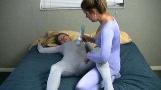 Spandex lesbians with vibe 2