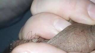 Step mom handjob step son hair cock