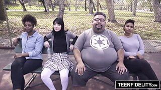 TEENFIDELITY Little Goth Charlotte Sartre Assfucked