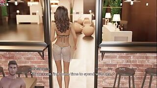 The adventurous couple #27 – The bartender licked Anne’s pussy … Anne gave Ted a blowjob next to the pool … Johannes and Ann