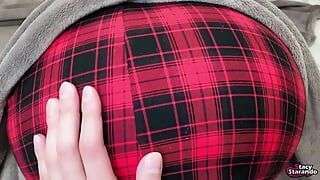 Today my stepsister was without panties, so I came to her, tore her pantyhose and cum in her pussy!