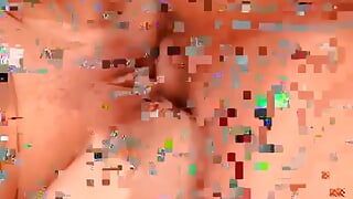 A Horny Guy Gets to Squeeze His Stiff Cock Into a Gorgeous Blondes Tight Ass