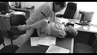 Boss and Secretary. Office Sex. Real Porn. Secretary Sucked Dick