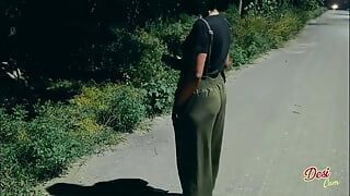 Desi unknown Teen Indian Street Girl Got Fucked Security