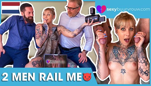 Dutch MMF with tattoo slut: NAYOMI SHARP – SEXYBUURVROUW.com