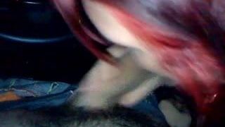 Greek Blowjob in car