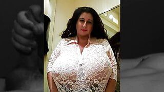 Huge Granny Tits Jerk Off Challenge To The Beat #2