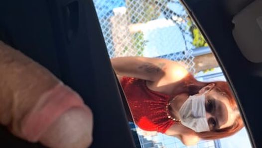 I took my dick out when asking information to a young man who was at the bus stop