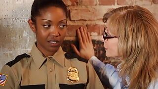 Jail Employees Get Interracial Lesbian Threesome During