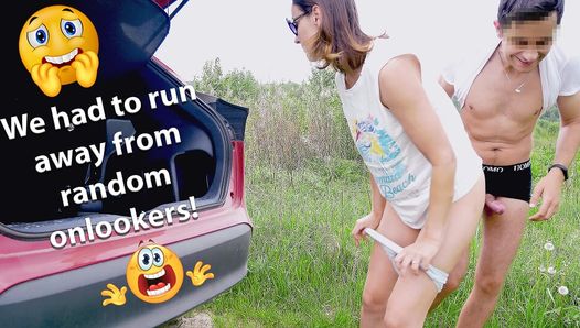 MarVal – We were caught having sex in a public place, but it was damn bad.