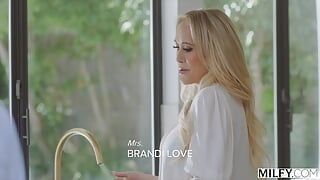 MILFY Hotwife Brandi Seduces Hubby’s 2 Young Eager Interns