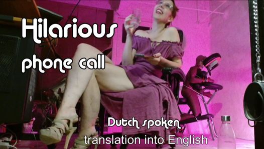 MistressOnline on the telephone humiliation a slave