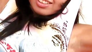 My girlfriend a big 18 year old slut with brown hair aroused