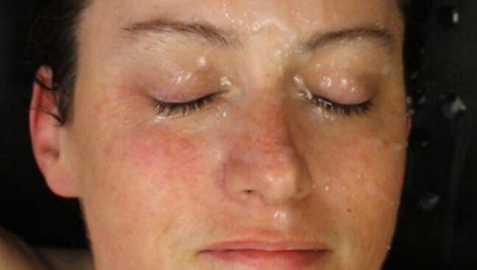 She loves puddles on her face!