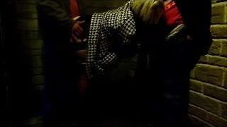 Spit-Roasted in a dark Alley