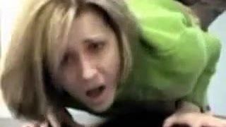 They are facing and looking into the camera