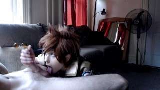 TRACER HERE !! Eager Cock Edged into Oral Creampie Bliss!