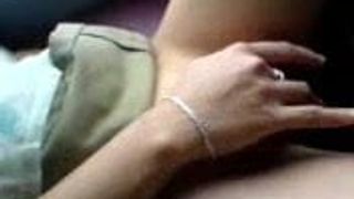 Singapore Girl Liana masturbates in SBS Double decker bus