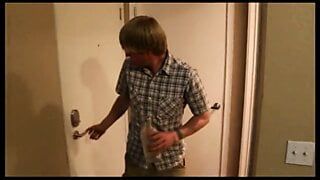 Skanky Step Mom caught Webcam wanking