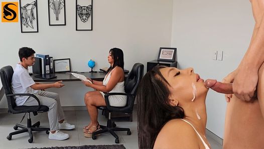 VOLUPTUOUS SECRETARY LEYLA_JOHNSON GETS FUCKED BY GROOMER