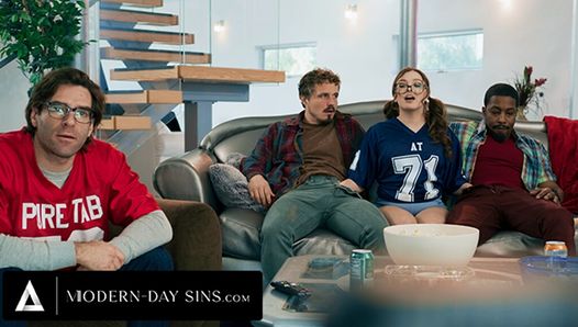 MODERN-DAY SINS – Naughty Teen Leana Lovings Has Sneaky Sex With Stepdad’s Buddies Behind His Back