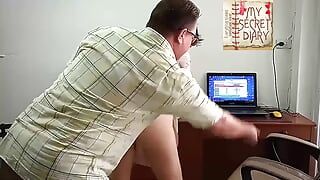 Office Domination. Boss Fucks Secretary to Pussy and Mouth. Blowjob in Office Compilation 5