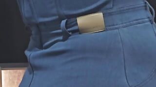 Step mom in blue skirt saw step son naked in bed and ha before breakfast ndjob him