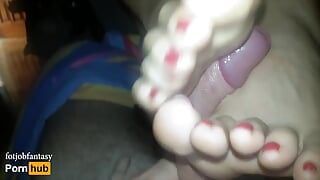 Beautiful Wifey Feet Perfect Footjob, Toejob and Solejob