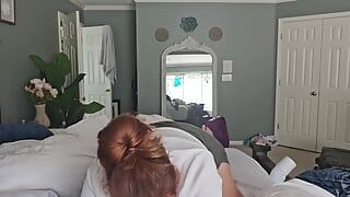 I ride his cock until he fills my fertile pussy with cum twice.