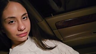 I suck my best friend’s boyfriend’s cock in his car