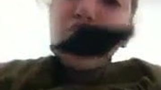 Israeli riding a bottle of coke!