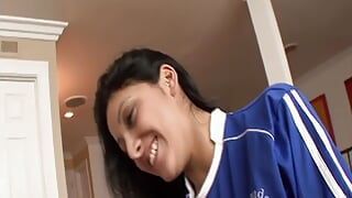 Latina Soccer Player Gets Bush Screwed by Her Coach