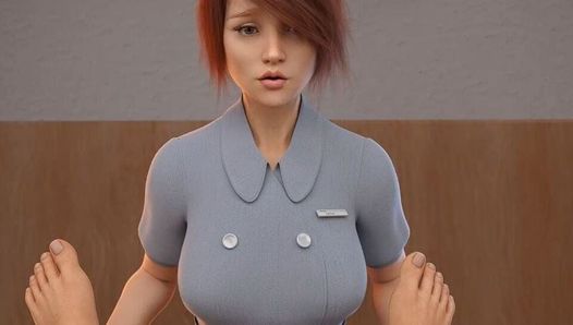 Nurse rubbing pussy on dick at hospital