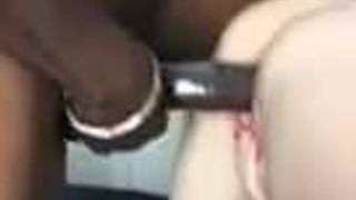 Skinny white girl takes BBC