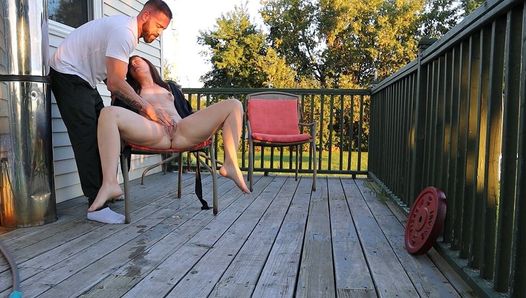 Squirting in Public (NEIGHBORS WATCH ME)