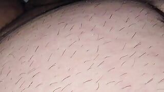 Step mom pulled out condom full of cum and clean step son dick