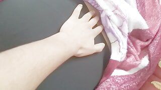 While she is sleeping the stepbrother enter to stepsister room and fucked her hard till she gets orgasm with sex toys